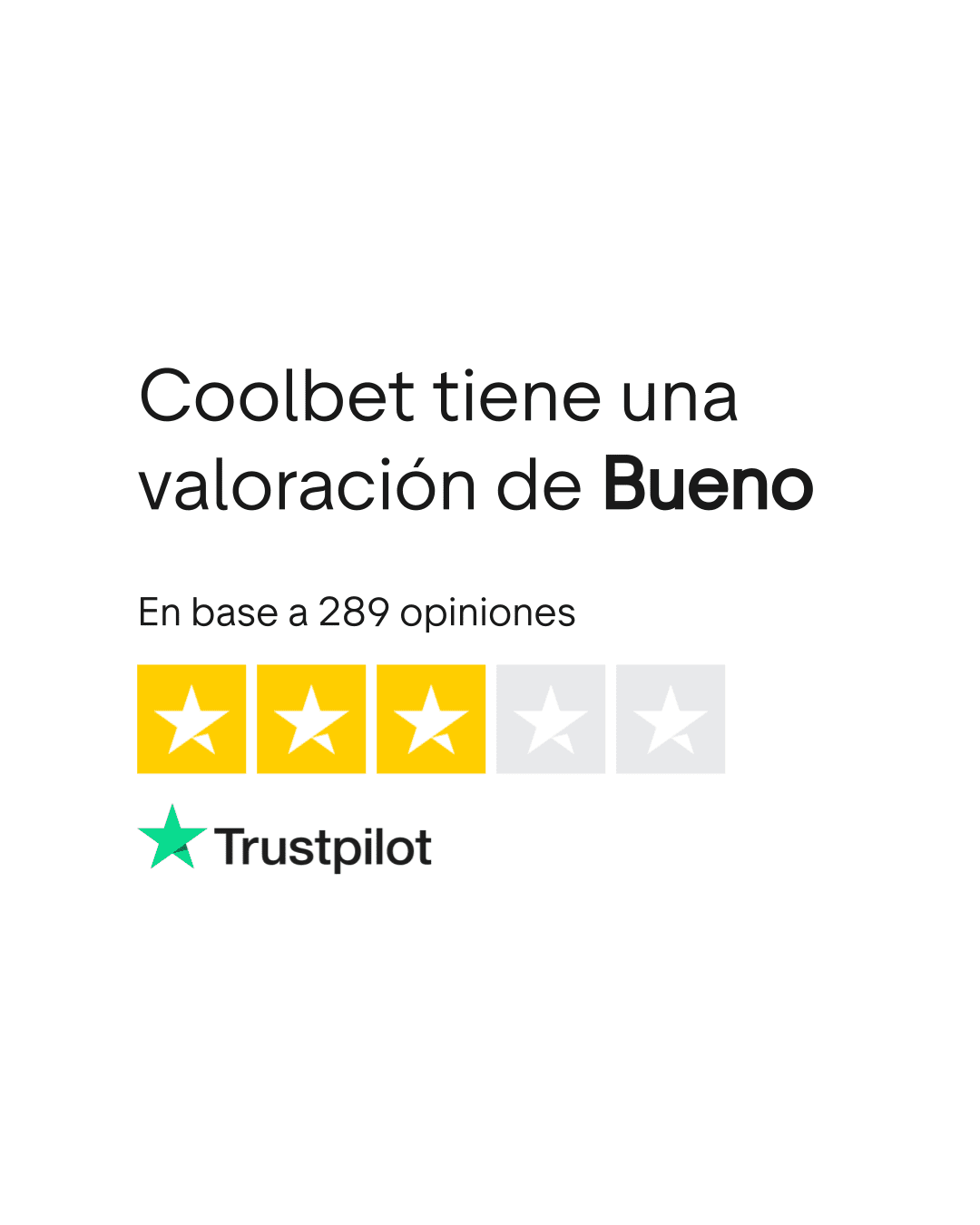 Coolbet Trustpilot Rating